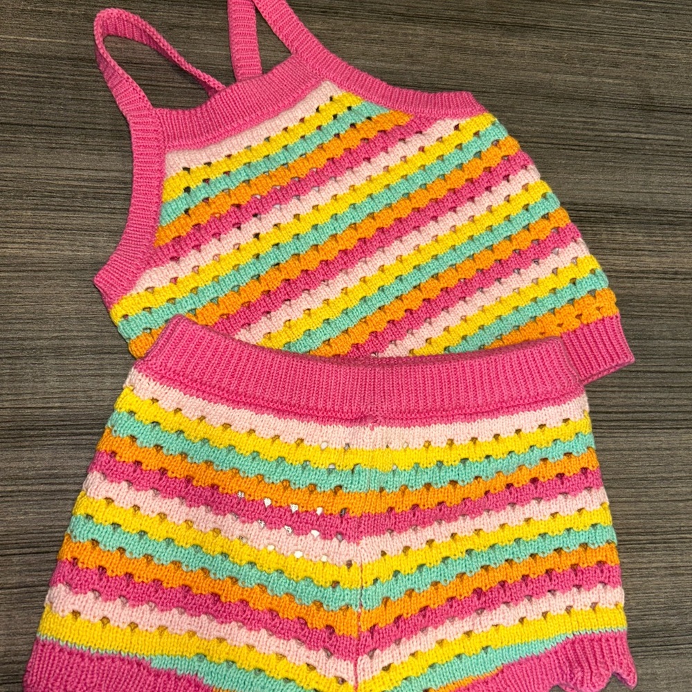 NWOT Old Navy  toddler girl crochet Knit set